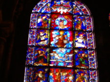 Stained glass of Chartres