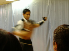At dance school
