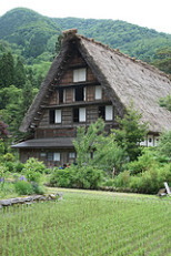 A-frame house in Shirakawa-go