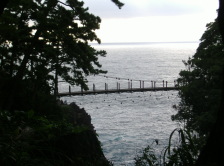 Suspension bridge in Jogasaki